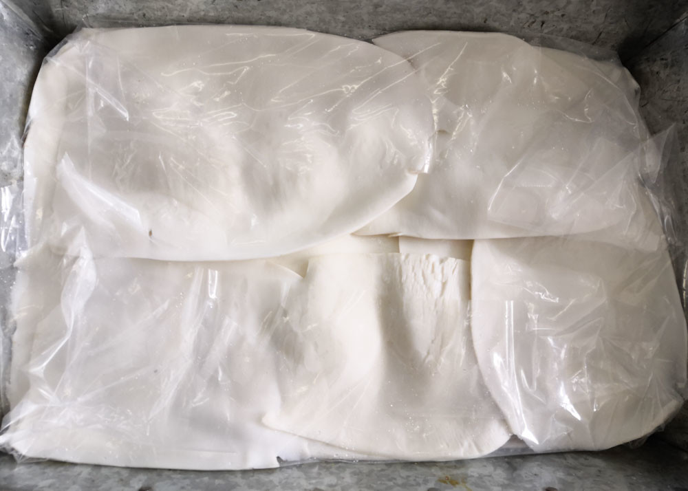 Frozen Boiled Giant Squid fillet Darumar Thickness 6-12mm Brc Certification produced in Chinese factory