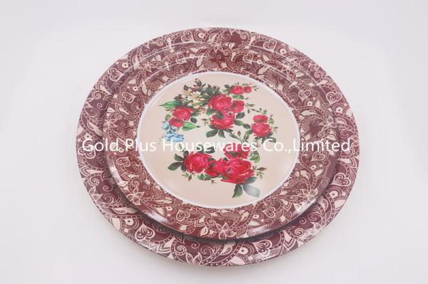 70cm High quality tray dinner plate bagasse cheese dishes dinner round dish flat
