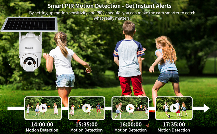 Tuya Smart Solar Powered Outdoor Waterproof CCTV Camera 4G Security PTZ Camera