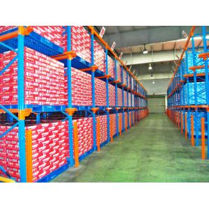 Industrial Heavy Loading Drive In Pallet Rack Cold Rolled Racking