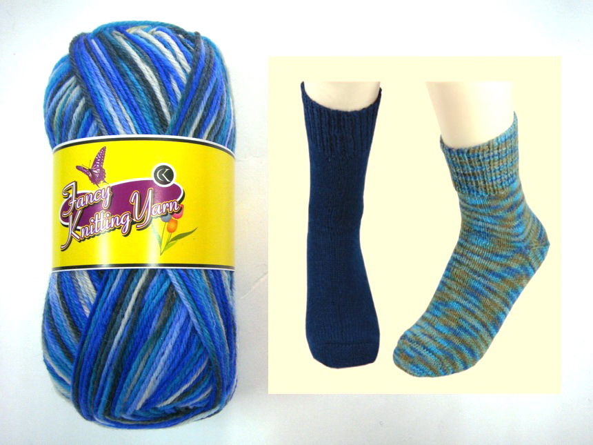Recyclable Practical Soft Cotton Blend Yarn , Anti Bacteria Alpaca Acrylic Blend Yarn