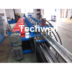Single Side Adjustable C Profile Roll Forming Machine , rollform equipment