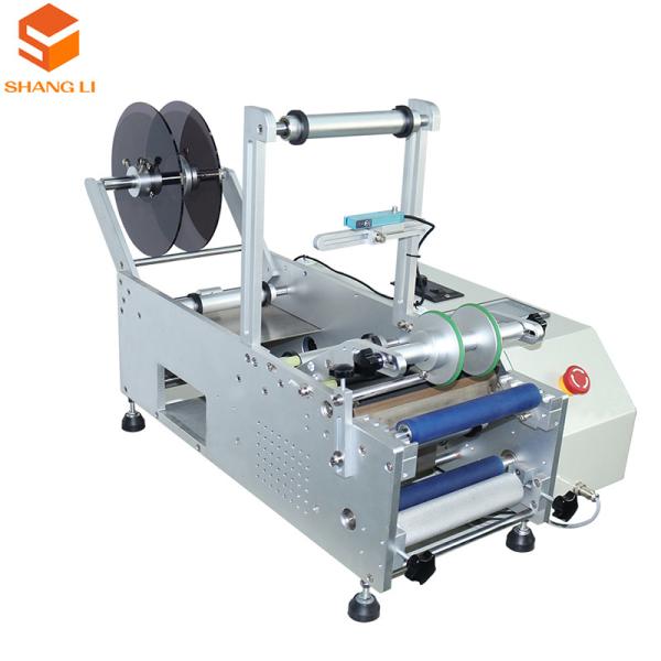 220V Semi-automatic Label Printing Machine for Round Plastic Bottles Durable