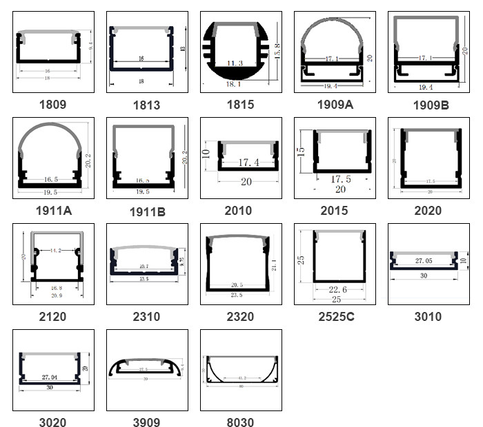 Linear Profile Light False Ceiling Decor With Led Srips