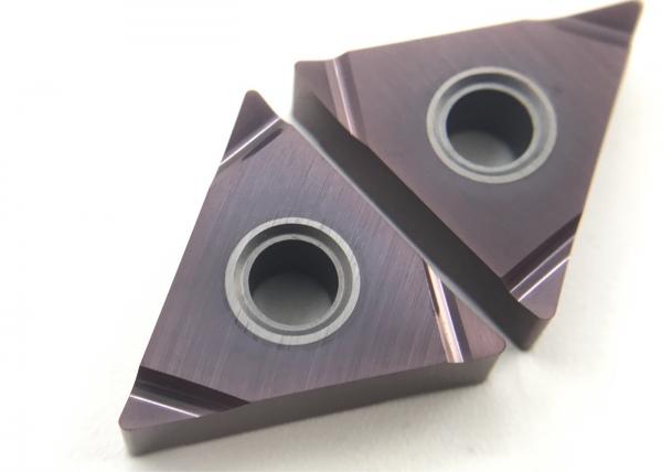 Quality TNGG160404L Tungsten Carbide Inserts , Turning Tool Inserts For High Surface Scene for sale