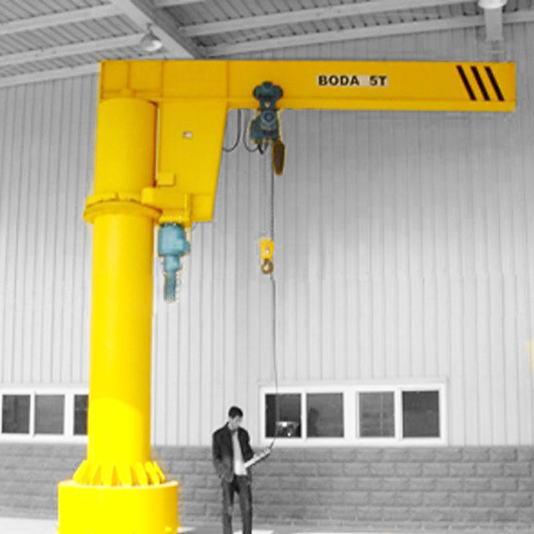 5 Ton Electric Hoist Floor Mounted Pillar Jib Crane M3