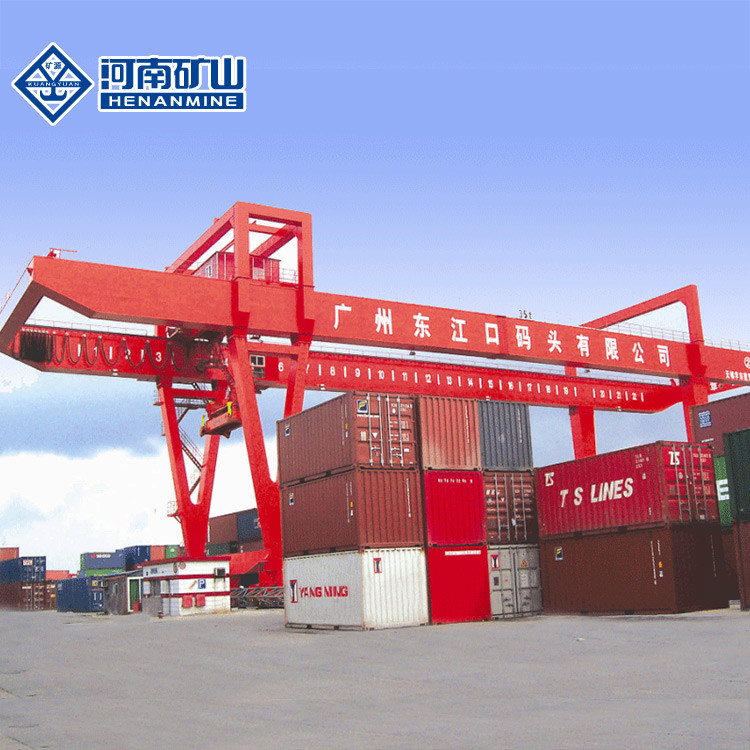 Cabin Control 50ton Rail Mounted Container Gantry Crane For Lifting Container