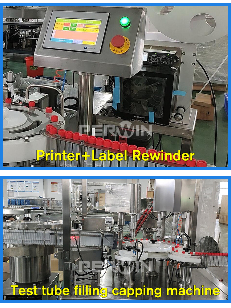 Immunoassays 3ml Pharmaceutical Tube Filling Machine For IVD Industry