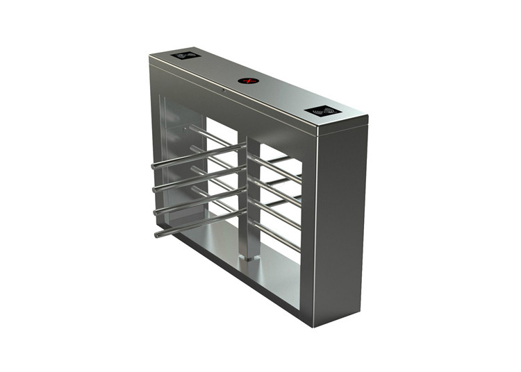 40W 0.2S 30Person/Minute Half Height Turnstile 4 Arms