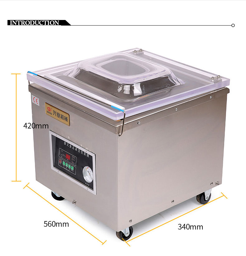 Easy to Operate DUOQI DZ-350 Desk Type Vacuum Packaging Machine with Electric Drive