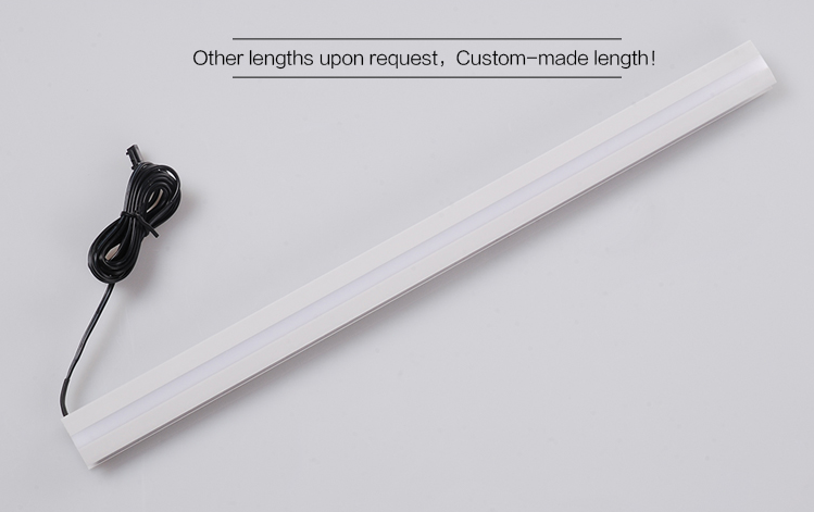 Aluminium Profile LED Glass Clip Light Kitchen Wardrobe 5-10mm Glass