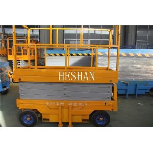 China 8m 10m 500Kgs Mobile Scissor Lift Automatic Electric Hydraulic Scissor Lift Table on sale