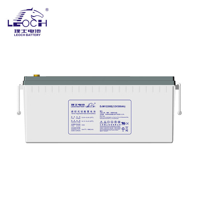 12V200Ah Leoch Battery Rechargeable DJM12200S for Solar Energy Storage Power System