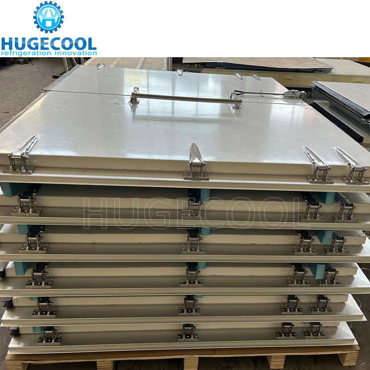 Aluminum Frame Cold Room Hinged Door For Cold Storage And Warehouse
