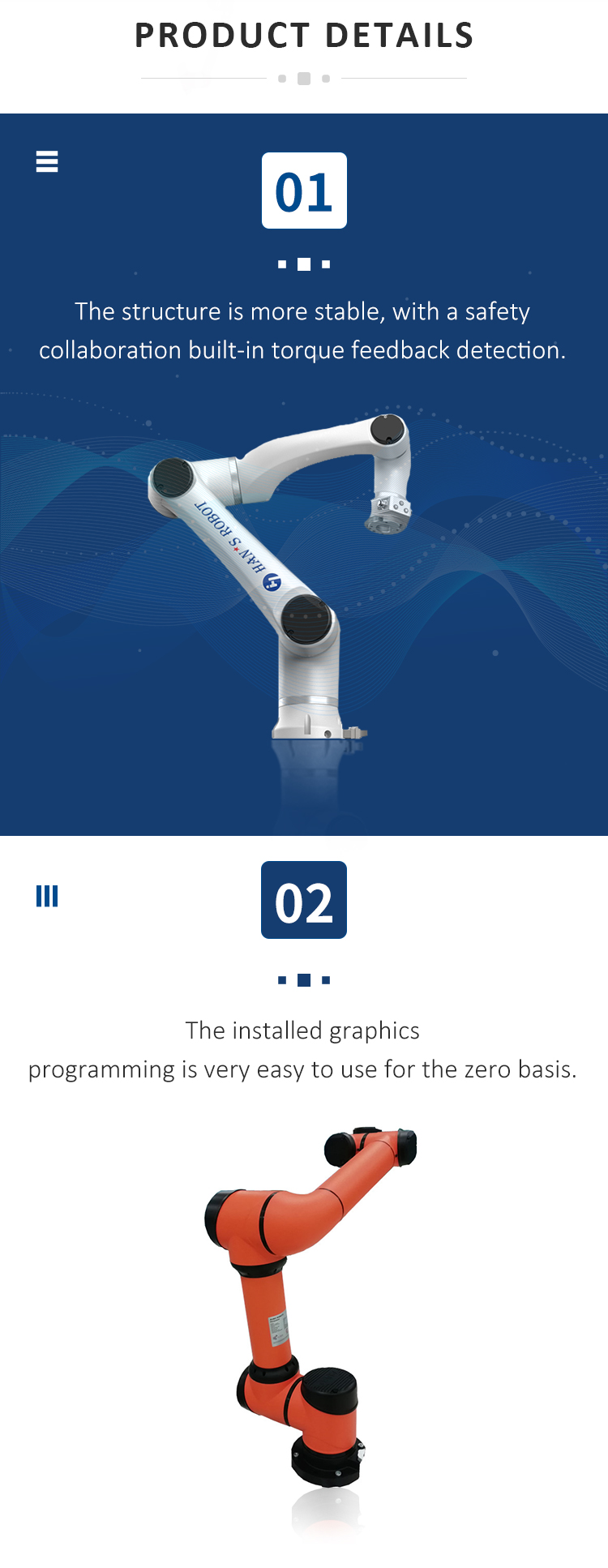 Chinese Popular Collaborative Robot Elfin E03 high quality good price Han's Cobot with robot gripper