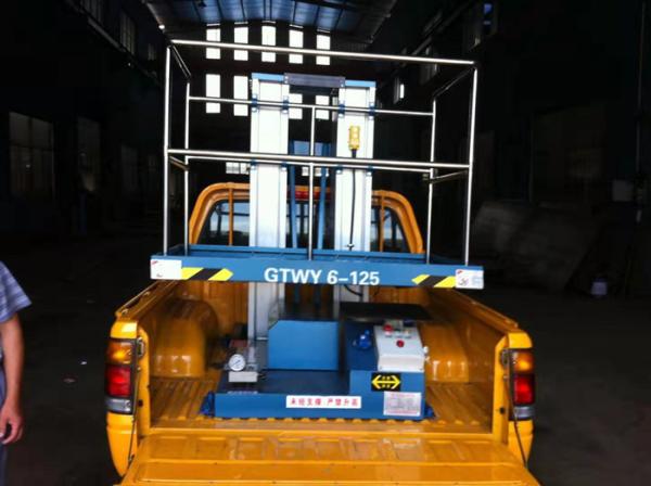 Truck Mounted Aerial Work Platform Electric Hydraulic Boom Lift 6m Lifting