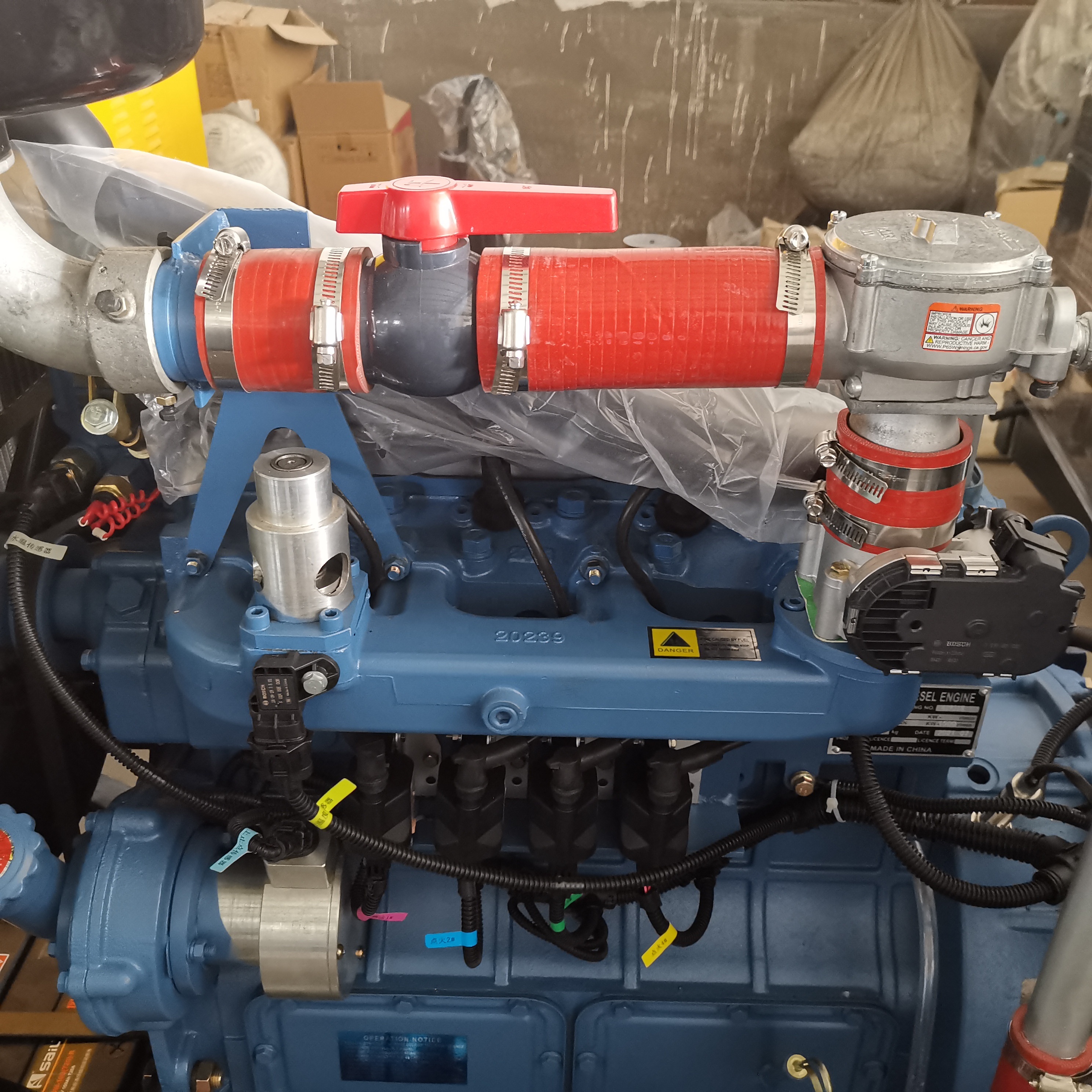 50/60hz Frequency 10kW-1000kW LPG/Wood gas/Biogas/Natural gas Power Generator with Huachai Engine