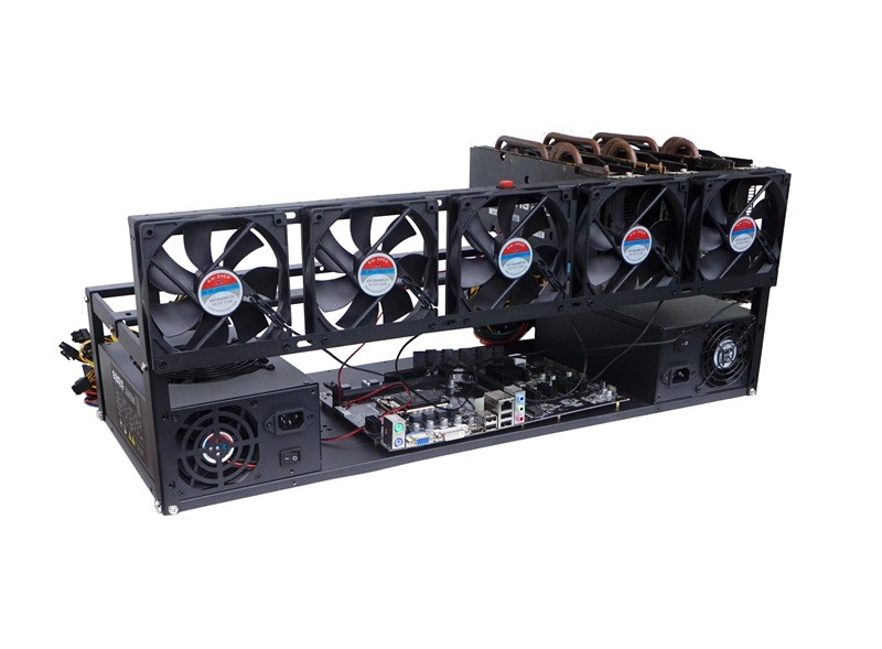 605mm 6 8 12 GPU Mining Case Open Air Mining Frame Computer Rack For Asic Mining