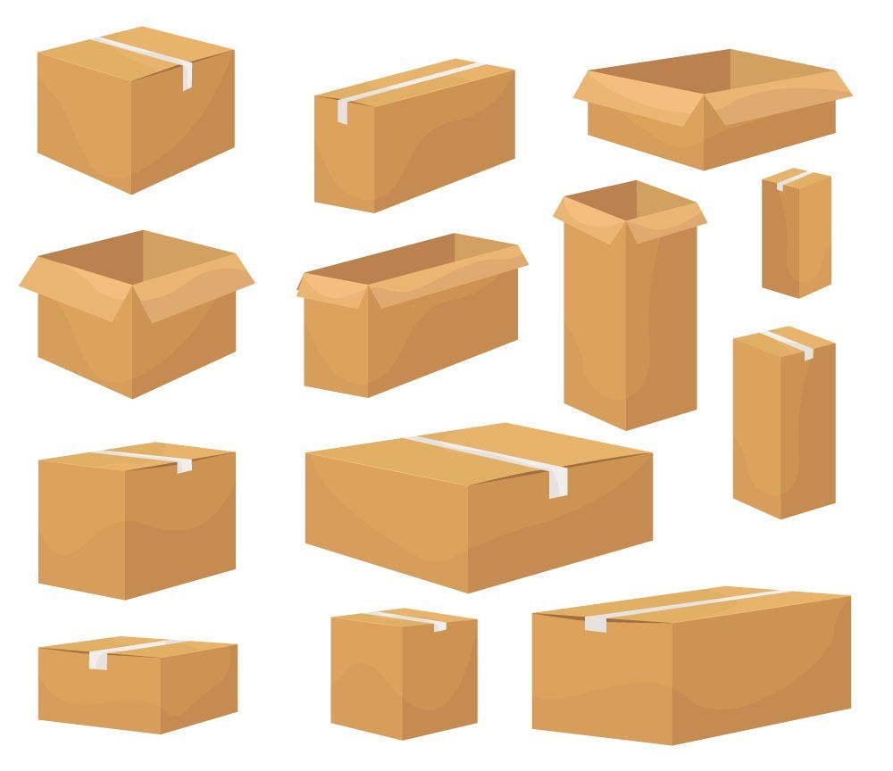 Professional Packaging Team White Cardboard Box Dress Packing Corrugated Cardboard Mailer Shipping Boxes