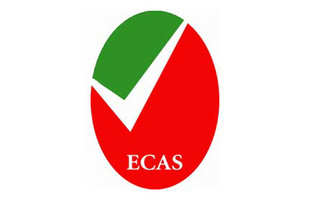 Products within the scope of ECAS registration certification should be marked with the ECAS logo and NB number