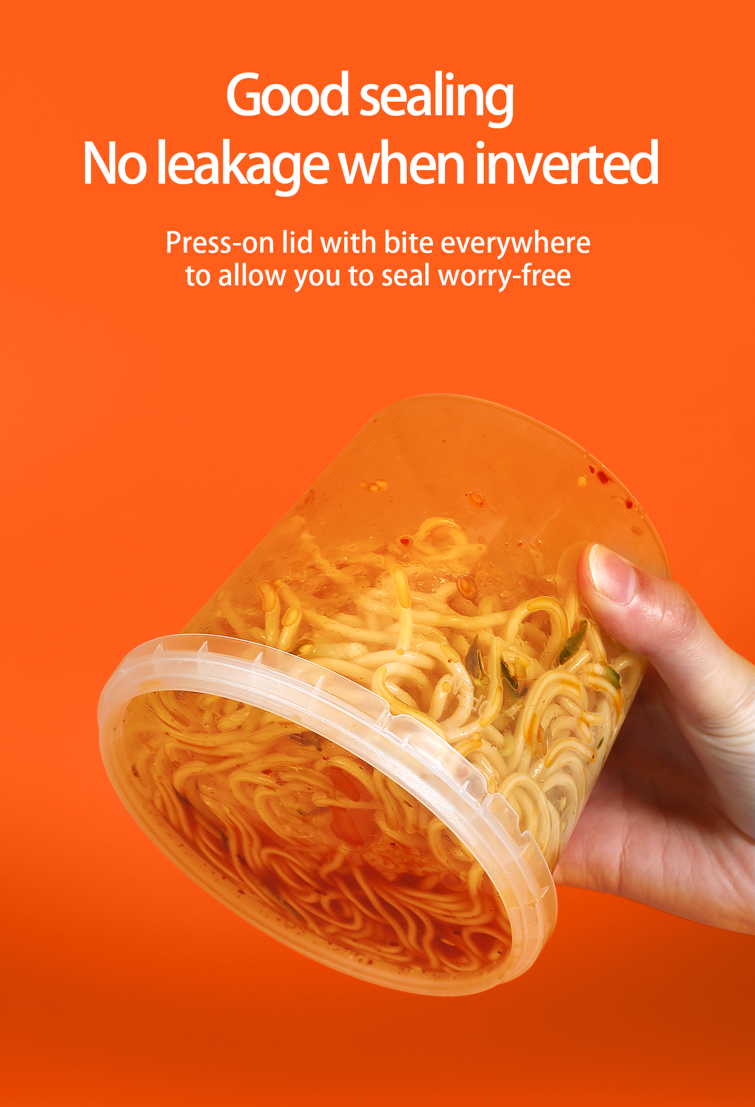 Plastic Food Storage Buckets With Lids 300ml 500ml 1L 2L Food Grade Transparent Bucket For Fruit