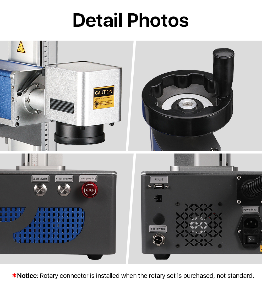 30kg Weight Pulsed Mode Vioern 5W UV Fiber Laser Marking Machine for Advertising and Hotel Applications