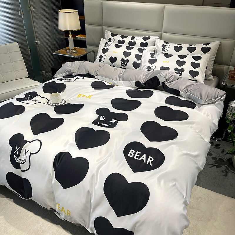 Experience Comfort and Style with This 4-in-1 Queen-Size Duvet Set from Tide Fashion