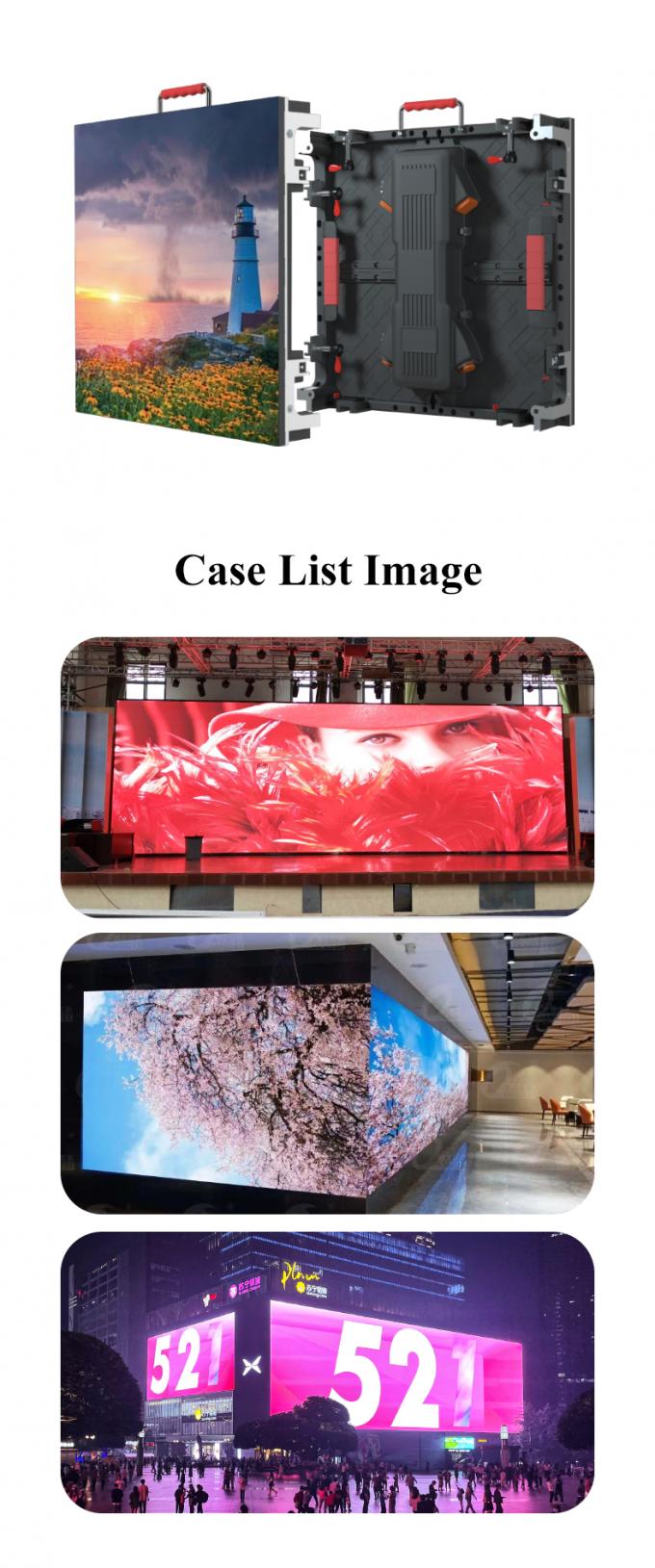 P8 Outdoor LED Display Cabinet Wan Outdoor Led Signs 0