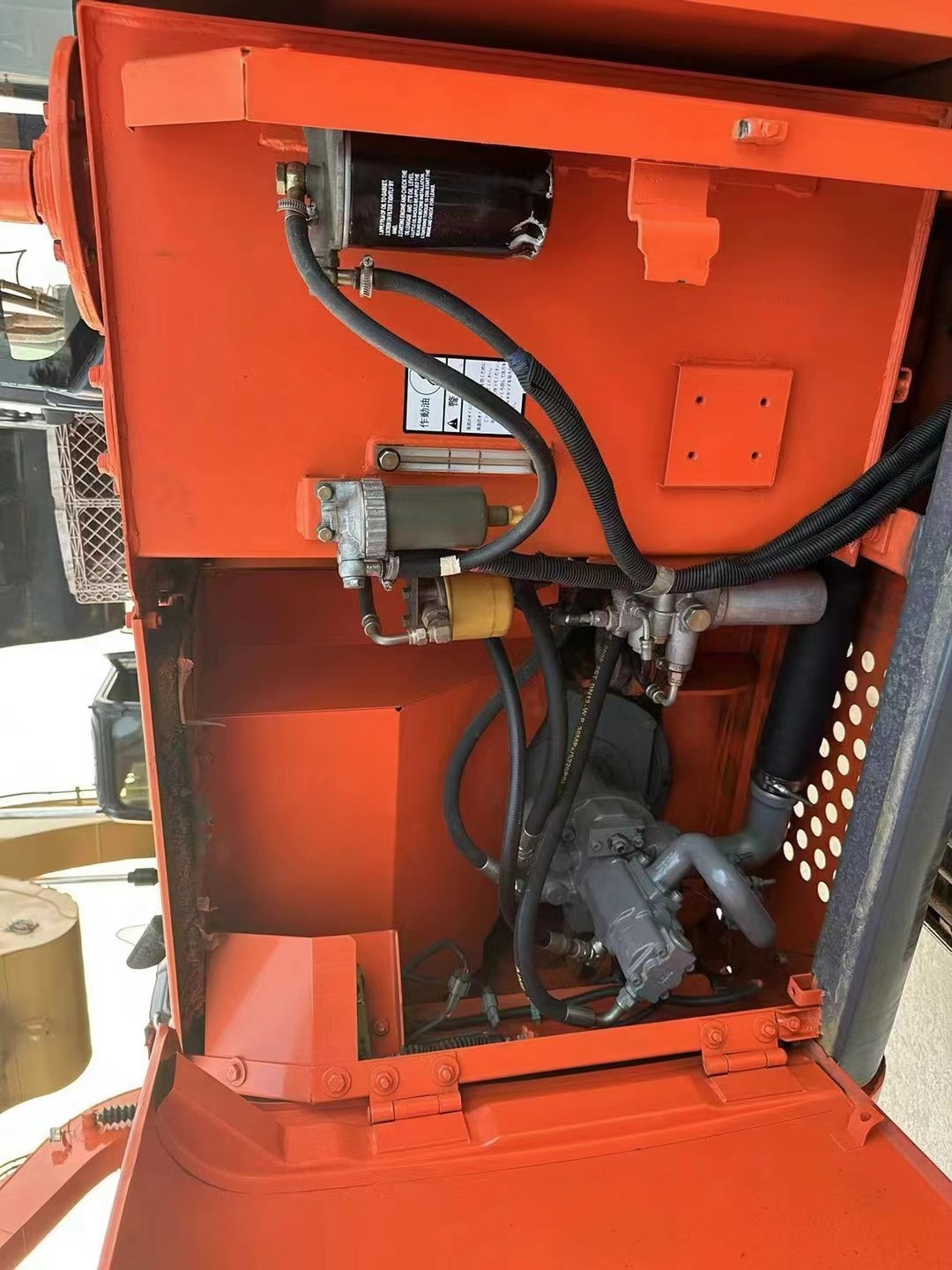 ZX60 Hydraulic Used Hitachi Excavator Easy Operate 6000KG