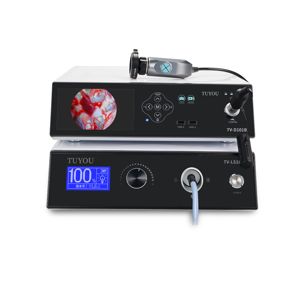 1/2.8" SONY CMOS Image Sensor TUYOU FHD Medical Endoscope Camera With Cold Light Source For ENT Urological