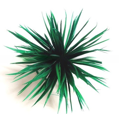 Event Party Supplies 10*10 cm Goose Biot Feather Flower Mount with Wire Accessory