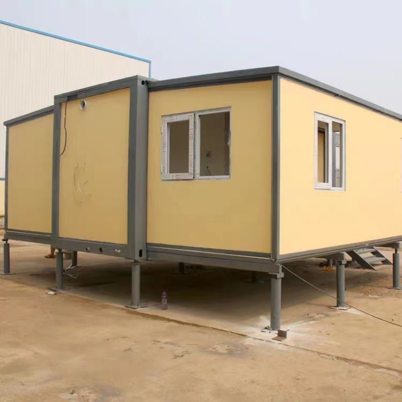 Mobile Living Container House with 2 Bedrooms and 1 Bathroom in Prefab Folding Design