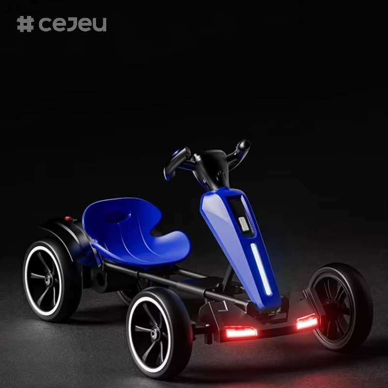 CJ-HS-F1Factory Wholesale New Style 4 Wheel Children Electric Racing Go Karting Cars Kids Electric Battery Big Powered Going Karts for 8+ Years Old