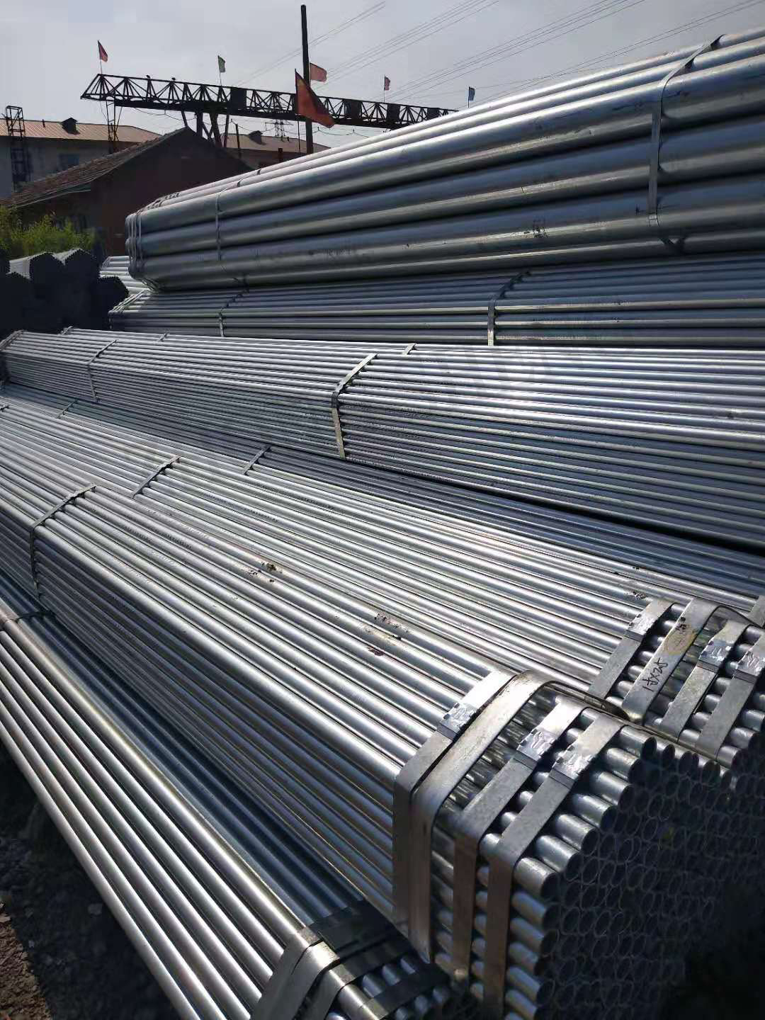 Hot Rolled Cold Rolled Q345 ERW GI Pipe Galvanized Iron Steel Pipe and Mild Carbon Steel Pipe Galva Steel Tubes