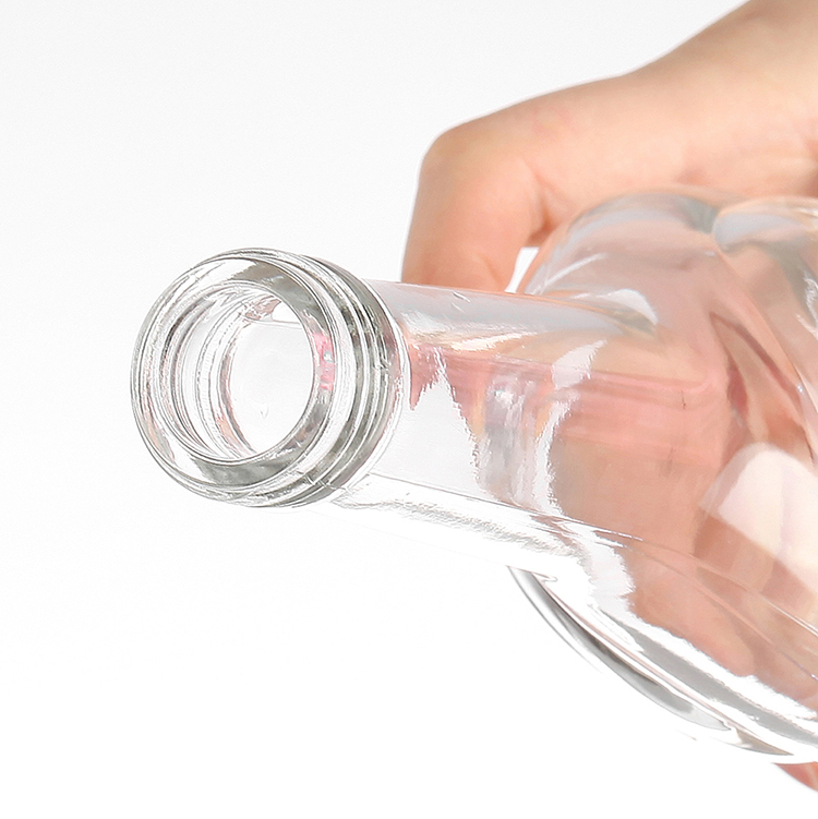 Tequila 500Ml 750Ml Empty Glass Wine Bottle with Cap Customize Sealing Type