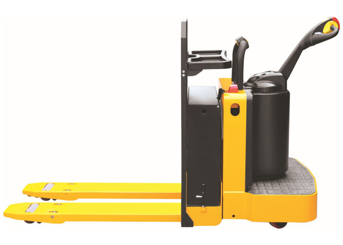 Adjustable Speed Riding Pallet Jack , Ride On Pallet Jack Forklift With Handle