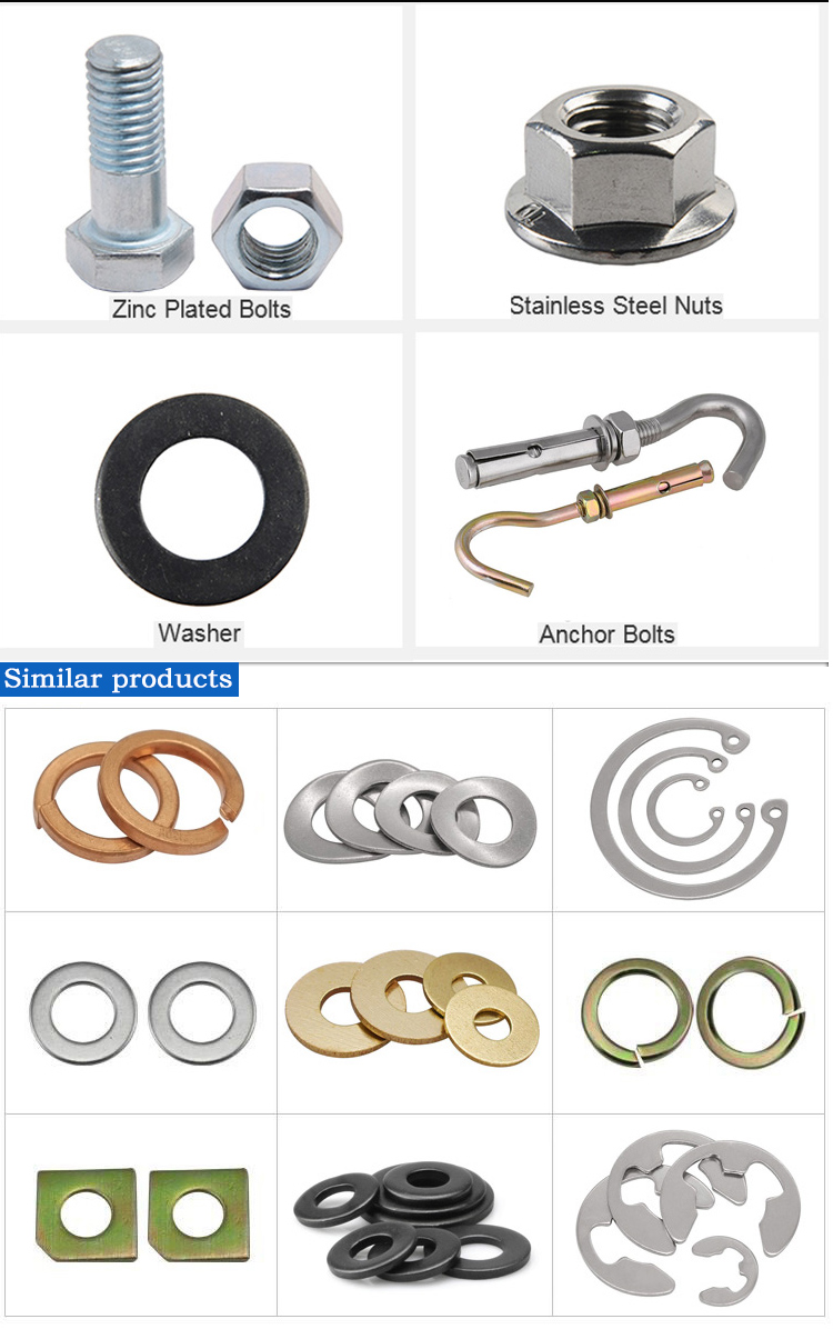 GB Standard DIN137 High Pressure Stainless Steel Wave Elastic Washer Wave Spring Lock Washer
