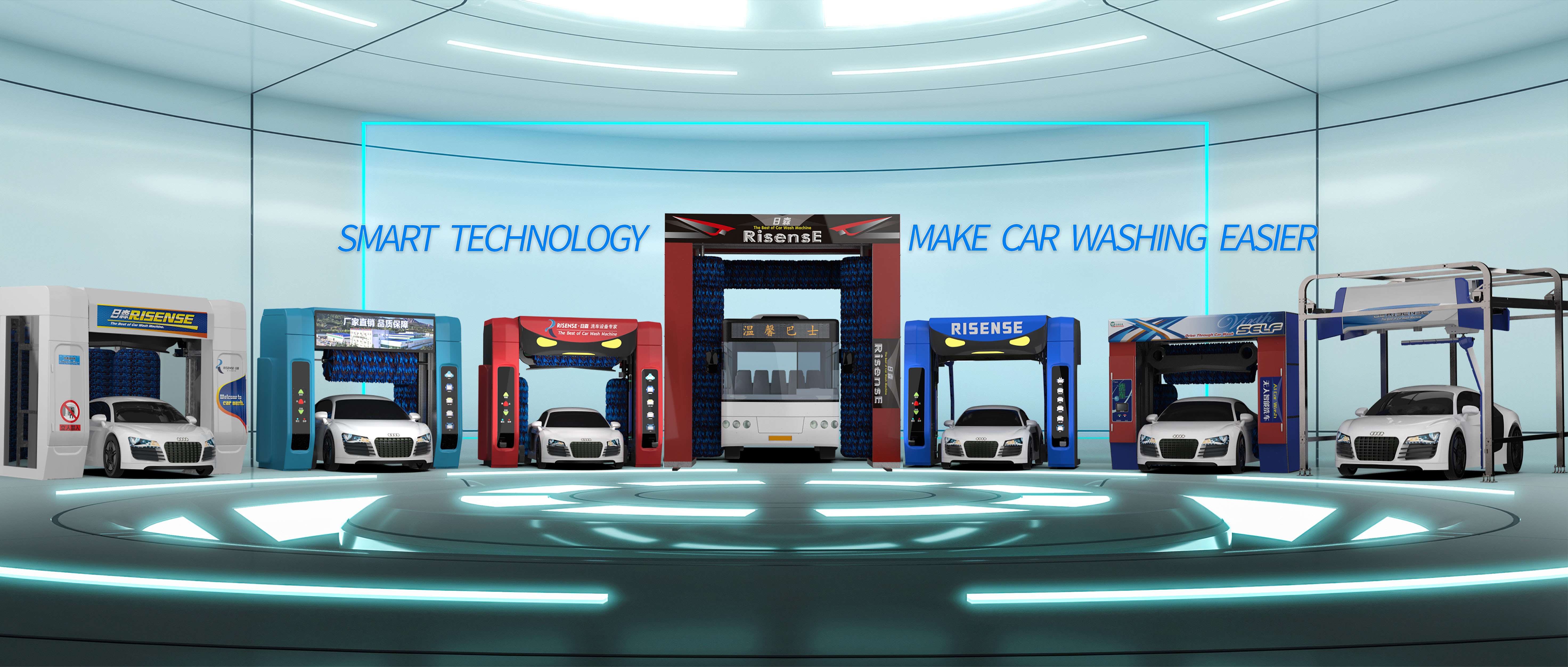 360 Automatic Touchless Car Washing System Optimal Shampoo Consumption of 25-60ml/car