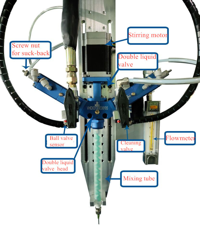 2part Potting Urethane Ab Glue Dispensing Machine Automatic Ab Potting Compound Electronic Potting and Casting Machine