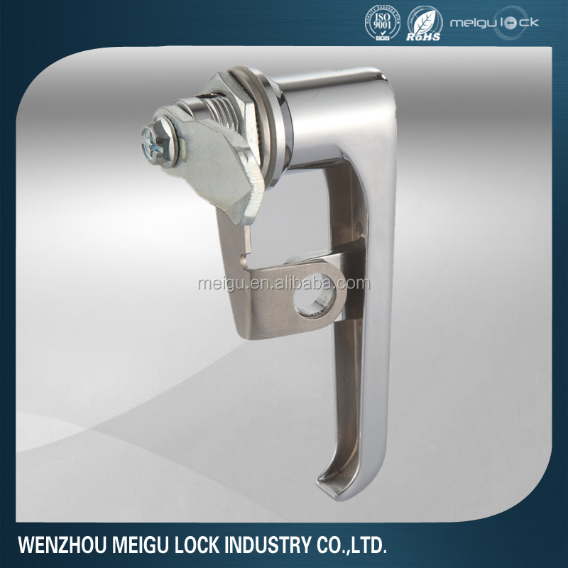 Hardware Room L Handle Shed Lock Zinc Alloy Latch With Cam Cabinet Door