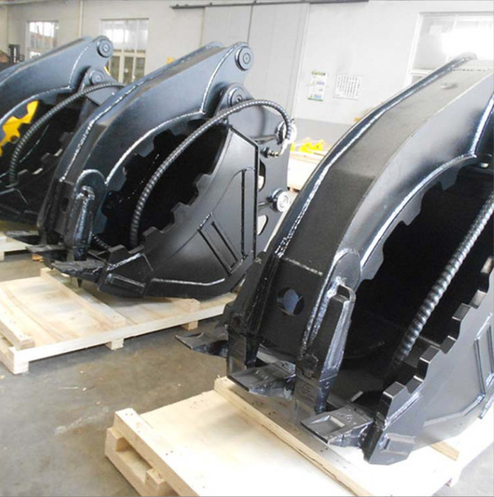 520 Kg Excavator Grapple 1380mm Excavator Rock Bucket Hydraulic
