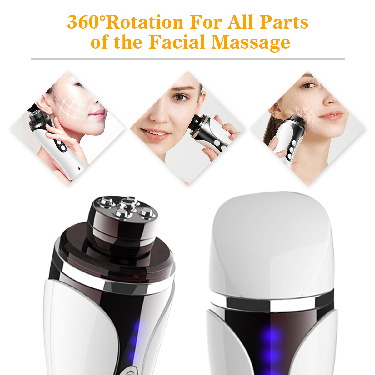 Global Custom Antiaging Remove Wrinkle RF Home Care Beauty Device Facial Skin Lifting RF EMS Facial Beauty Device for Ho