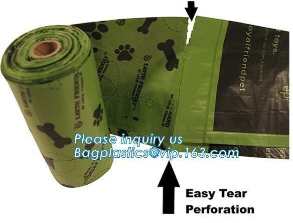 Eco-Friendly Outdoor Dog Cleaning Waste Bag Pet Poop Bags, biodegradable plastic