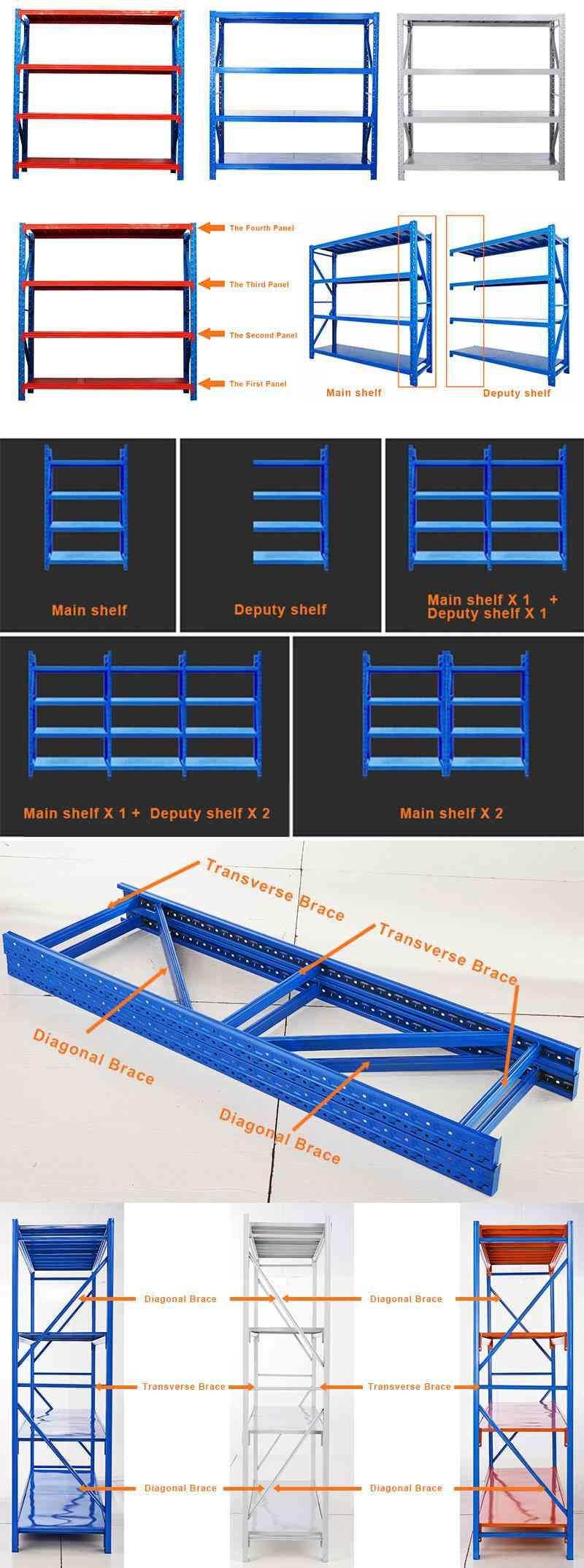ODM Q235B Longspan Storage Shelving