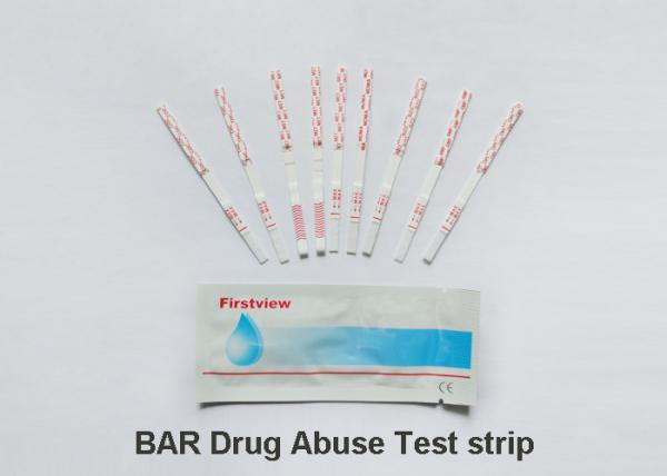 Drug Abuse Test Kit BAR (Barbiturates) Rapid Diagnostic Test strip , urine drug