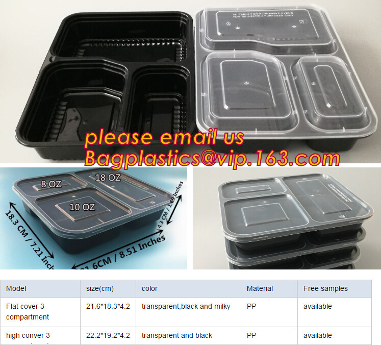 Meal Prep Containers Free Sample Bento Lunch Box Biodegradable Food Container Plastic Wheat Straw Lunch Box bagplastics