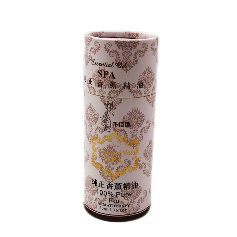 Customized Small Round Cosmetic Packaging Boxes For Essential Oils With Logo FSC