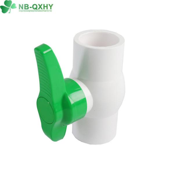 UPVC Straight Through Type Compact Ball Valve for Water Treatment in Different