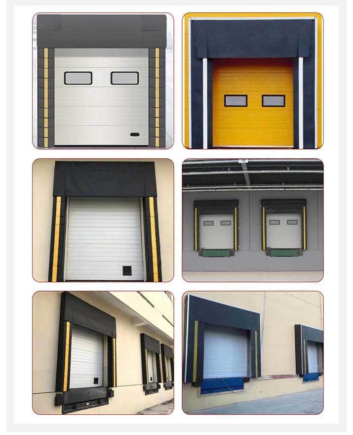 Logistics PVC Loading Dock Shelters Door Seals 2.6m Width Thermal Insulation 3.0m Height