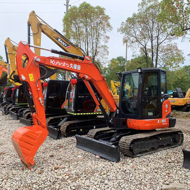 KX165 Kubota Used Mini Excavator 48kw Used Kubota Mini Digger